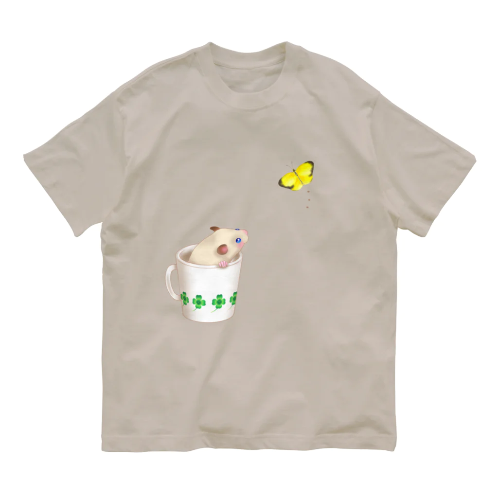 AriyamaSayuriの今日ものんびり。きんハムちゃん オーガニックコットンTシャツ