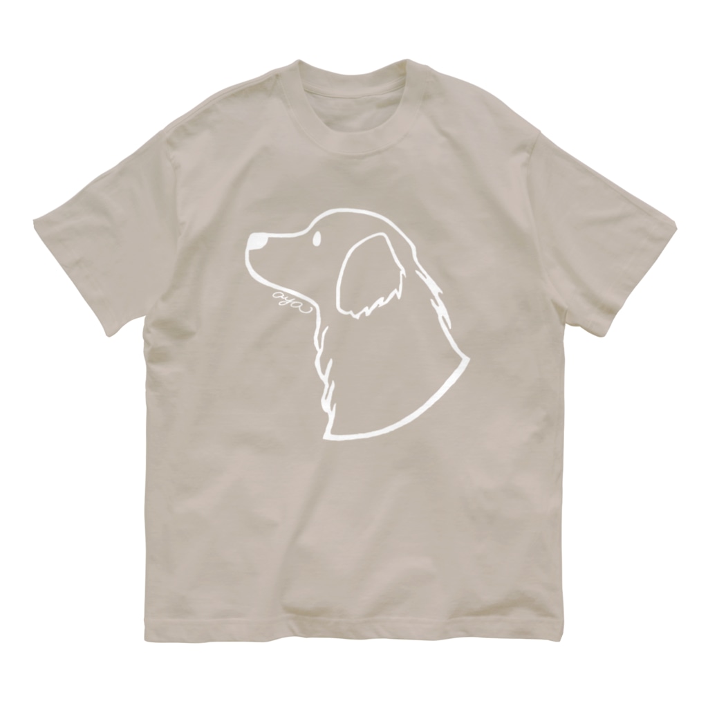 aya1のｺﾞｰﾙﾃﾞﾝ･ﾚﾄﾘｰﾊﾞｰ〈白線〉 Organic Cotton T-Shirt