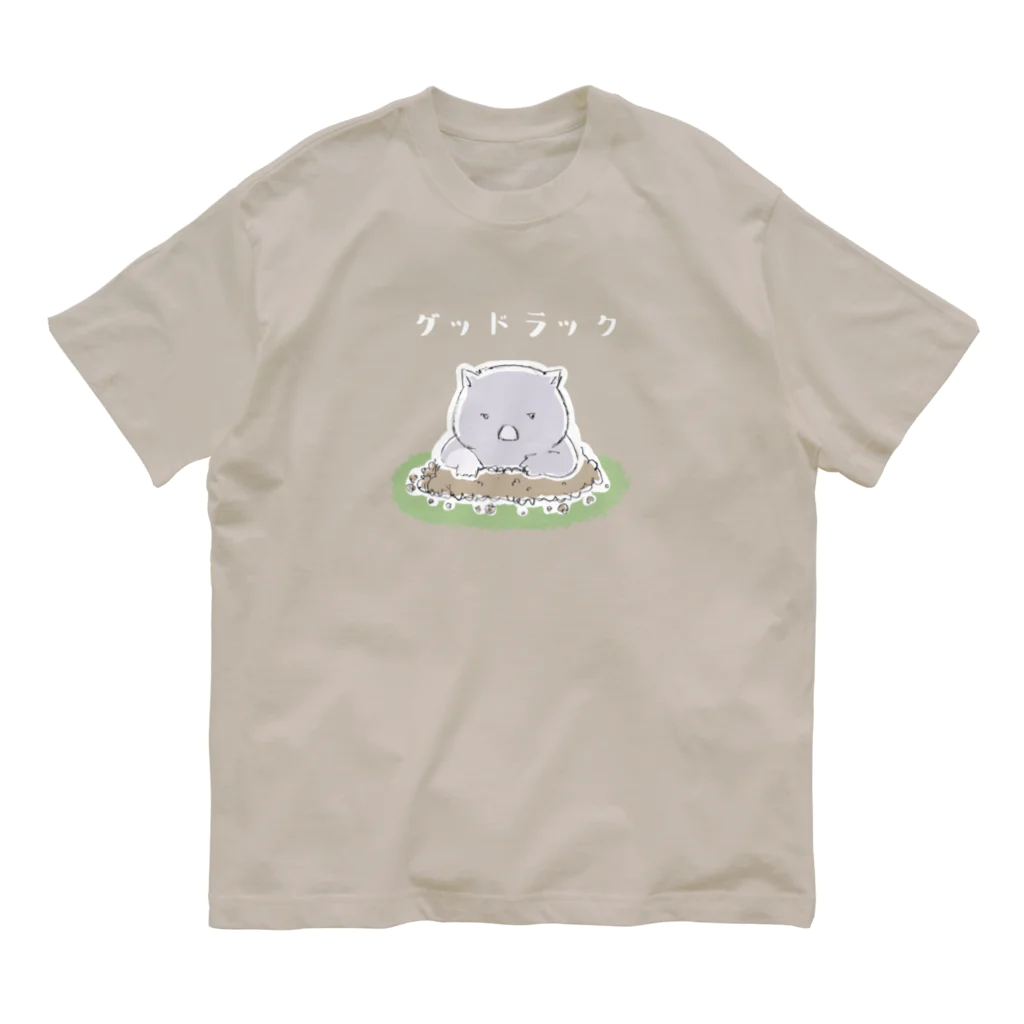 *wombat cafe*のウォンバット ＜グッドラック＞ Organic Cotton T-Shirt