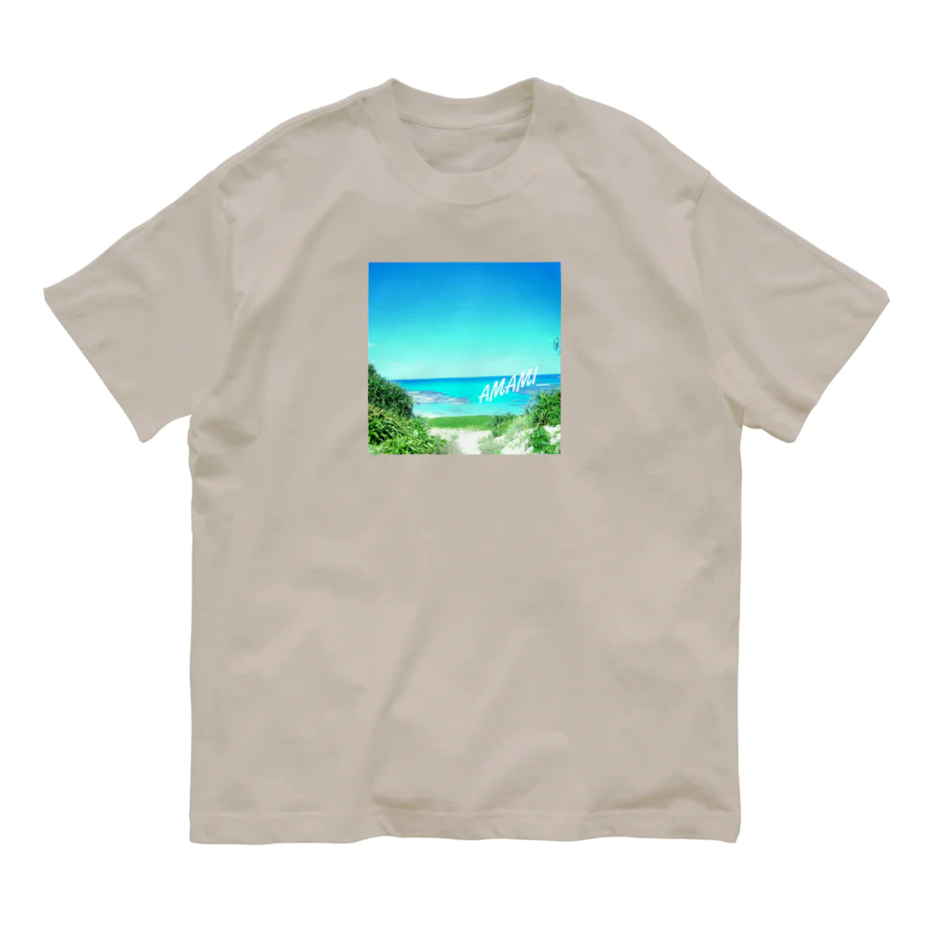 ハレロイのAMAMI Organic Cotton T-Shirt