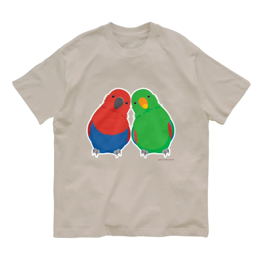 petitassortのオオハナインコＴシャツ オーガニックコットンTシャツ