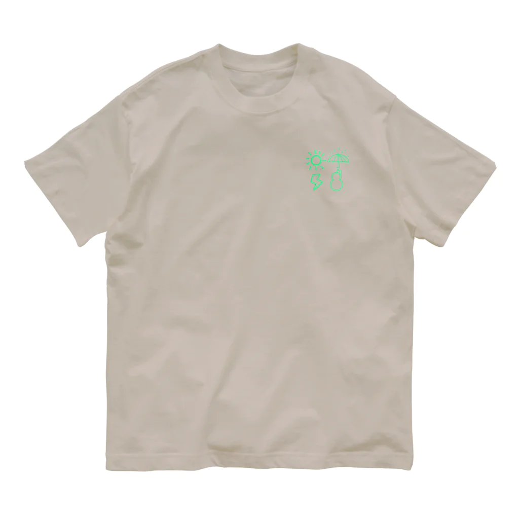 good weather dayのgoodweatherday＿オーガニックコットンロゴT Organic Cotton T-Shirt