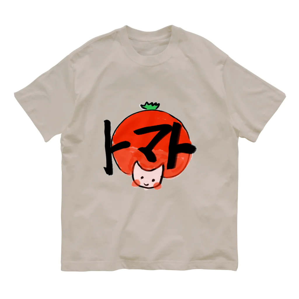 Sayuri Whip Shopのトマトちゃん オーガニックコットンTシャツ