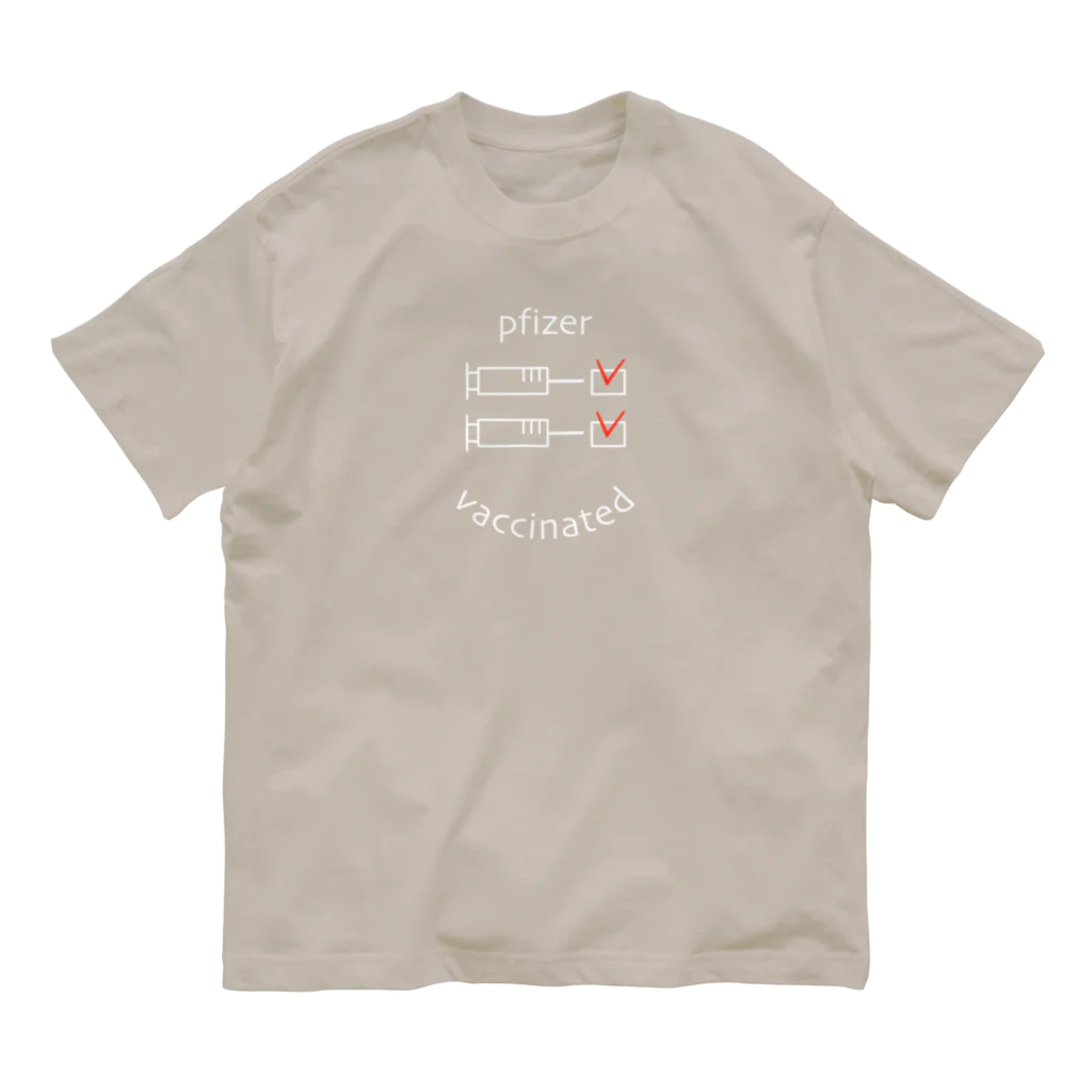 オレマのファイザー2回済 Organic Cotton T-Shirt
