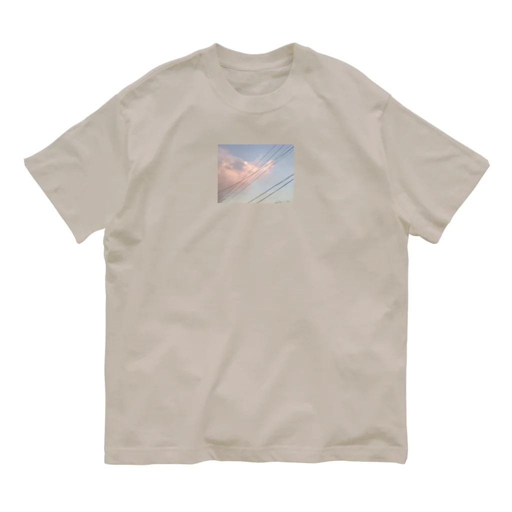 粉末の秋空 オーガニックコットンTシャツ