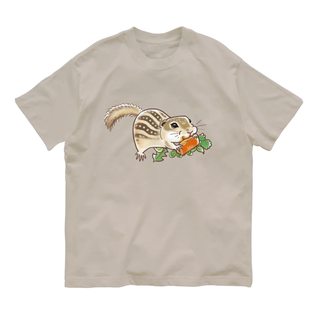 ごまーみんのもりもりジュウサンセンジリス Organic Cotton T-Shirt