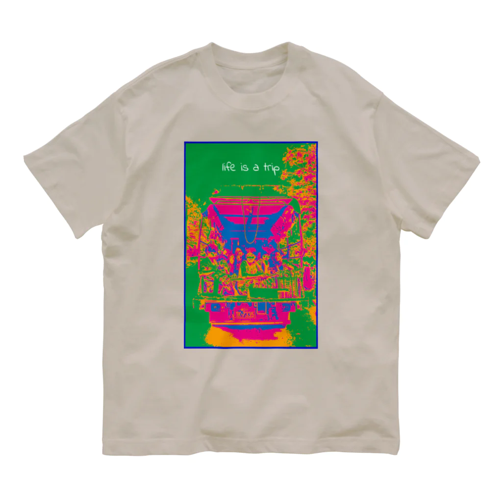 Michi & Co.の旅に出よう｜Life is a trip オーガニックコットンTシャツ