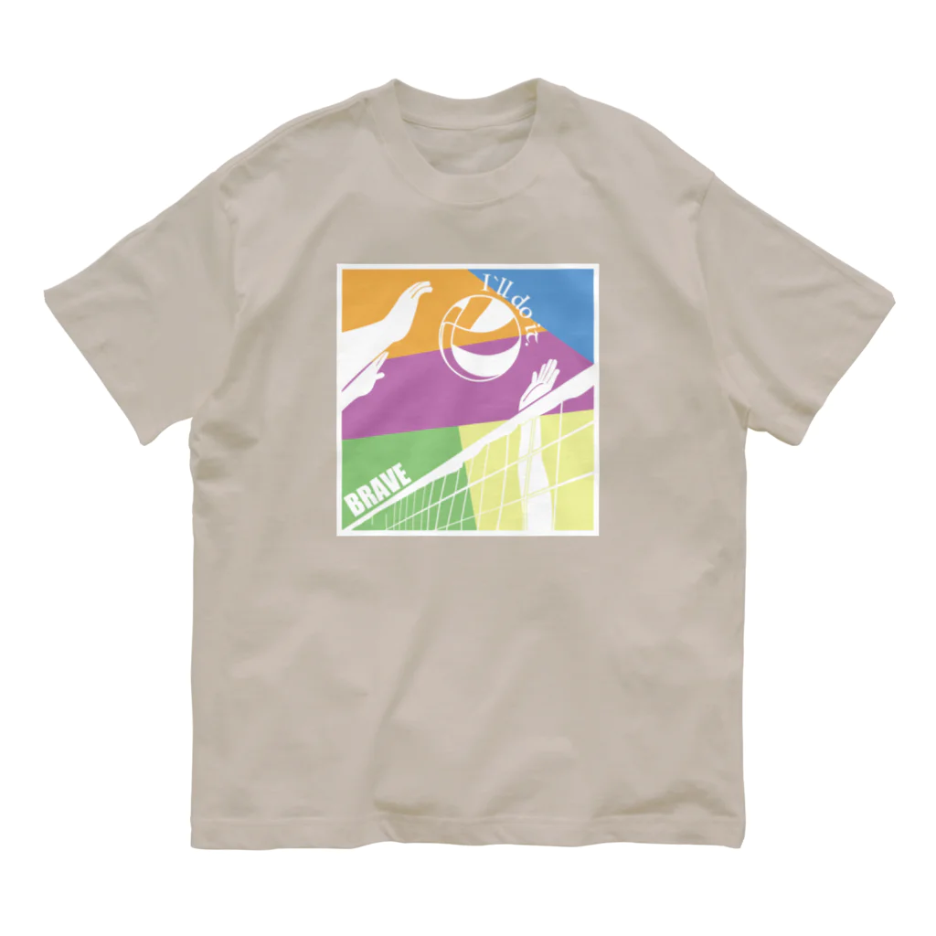 AZST『アゼスト』のBRV1　バレー　イラストカラー オーガニックコットンTシャツ