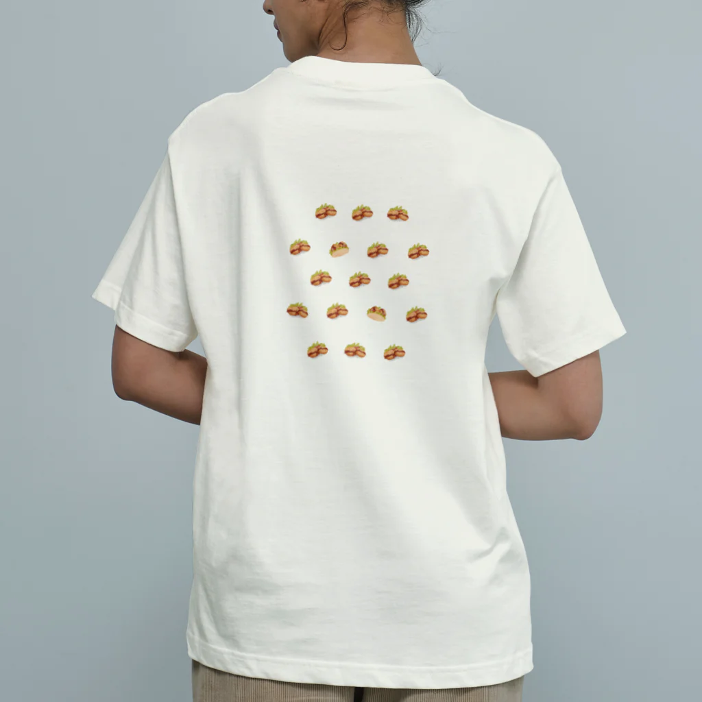 なのかぜ | おいしいパンイラストの【Kidsサイズあり】コロッケパンが食べたくなるTシャツ Organic Cotton T-Shirt