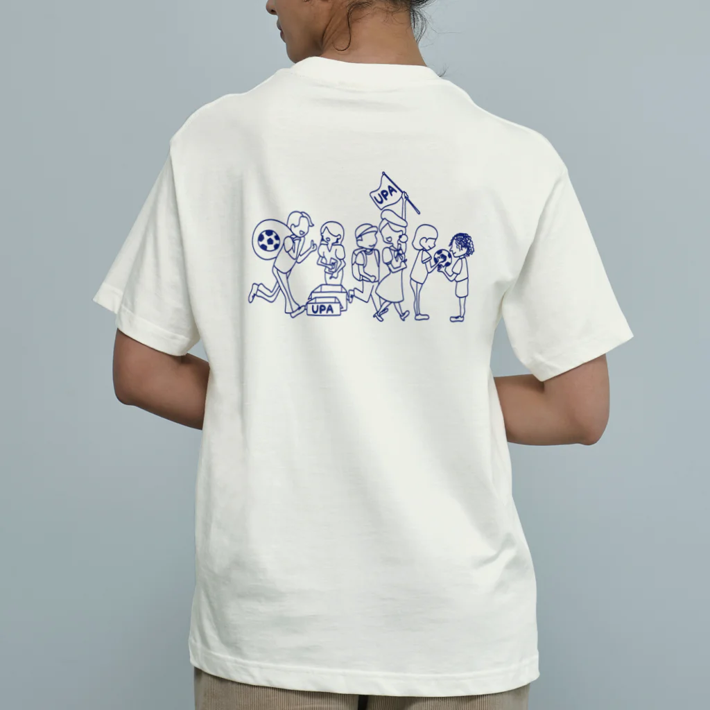 ピースボートUPA国際協力プロジェクトのUPA method NAVY Organic Cotton T-Shirt