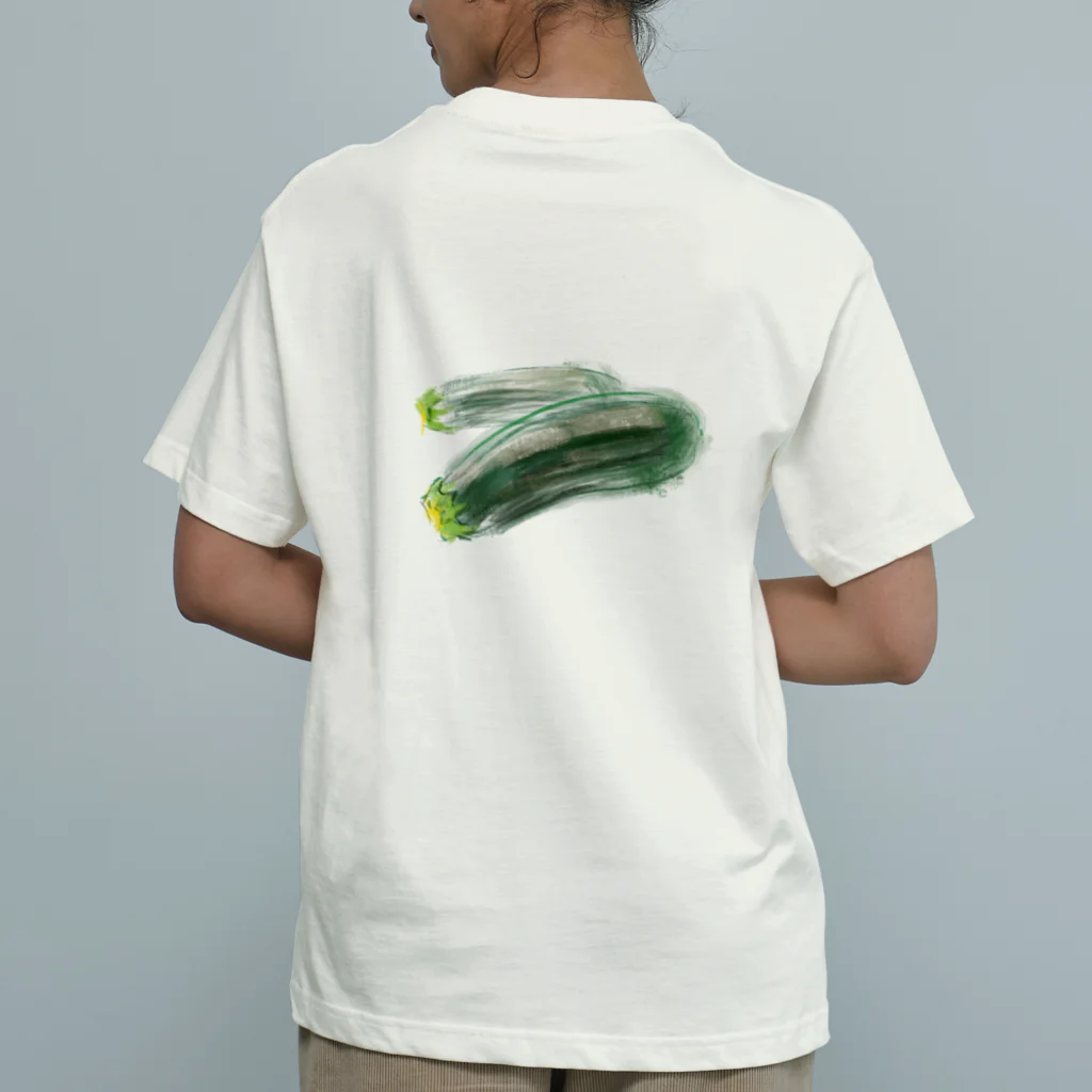 akane_art（茜音工房）のベジタブルT（ズッキーニ） オーガニックコットンTシャツ