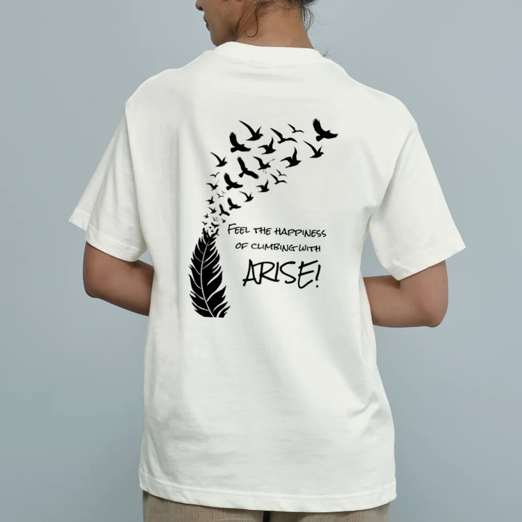 ARISEのARISERのためののenjoy ariser  オーガニックコットンTシャツ