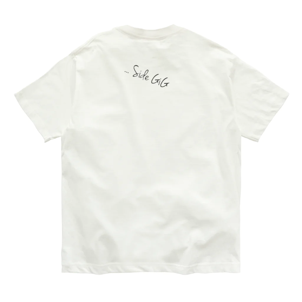 ... Side GiGの... Side GiG ロゴ オーガニックコットンTシャツ