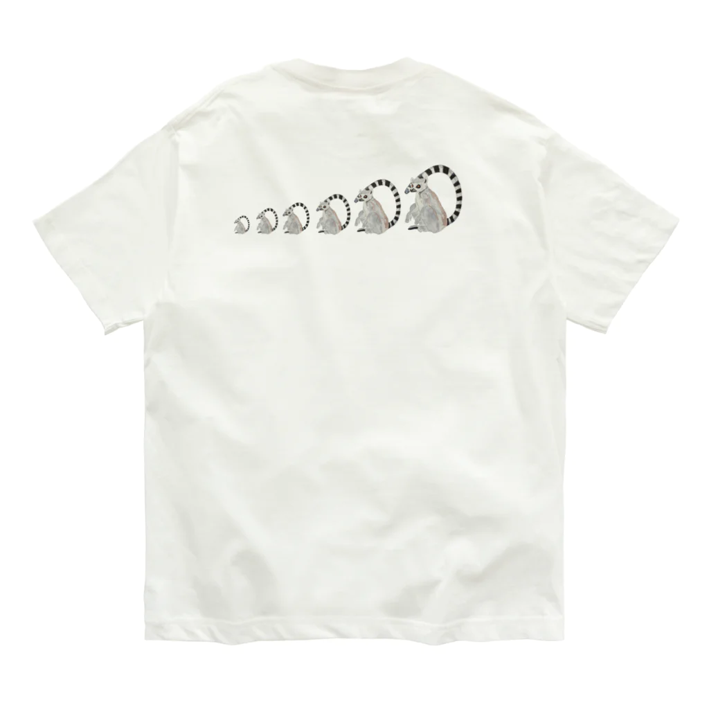 Coshi-Mild-Wildのワオキツネザルだぞっ_3💕 Organic Cotton T-Shirt