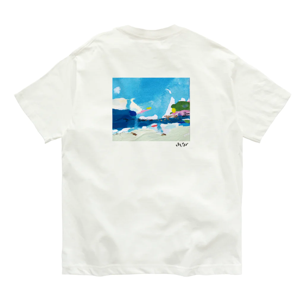 Miyuu WATANABEのPeaceful place オーガニックコットンTシャツ