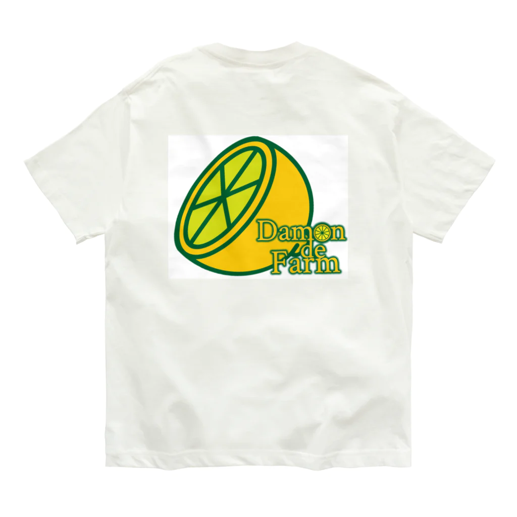 ﾆｼｷｵﾘ🍋CollectionのDamonde new レモンロゴ2 オーガニックコットンTシャツ