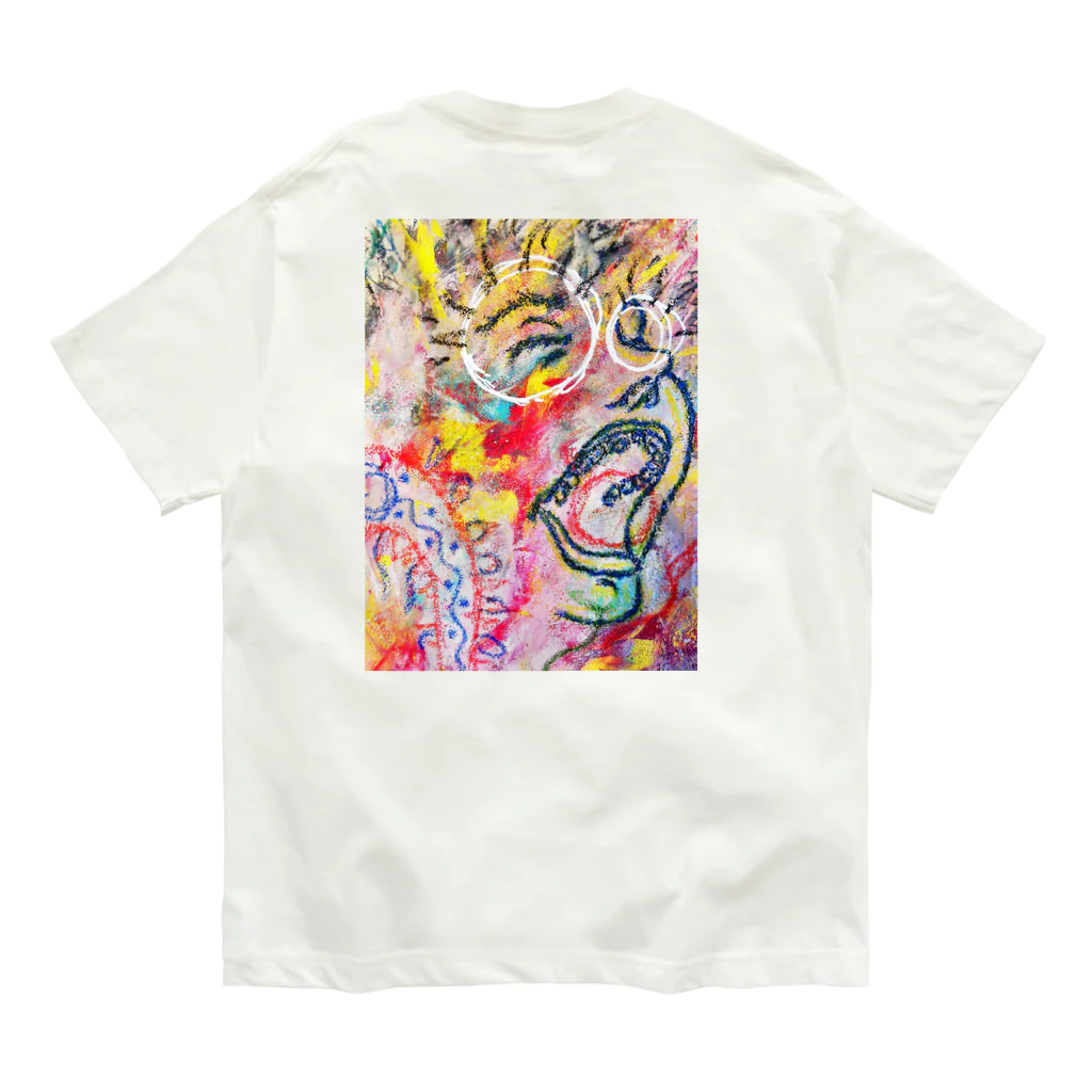 hanky-pankyのsmile オーガニックコットンTシャツ