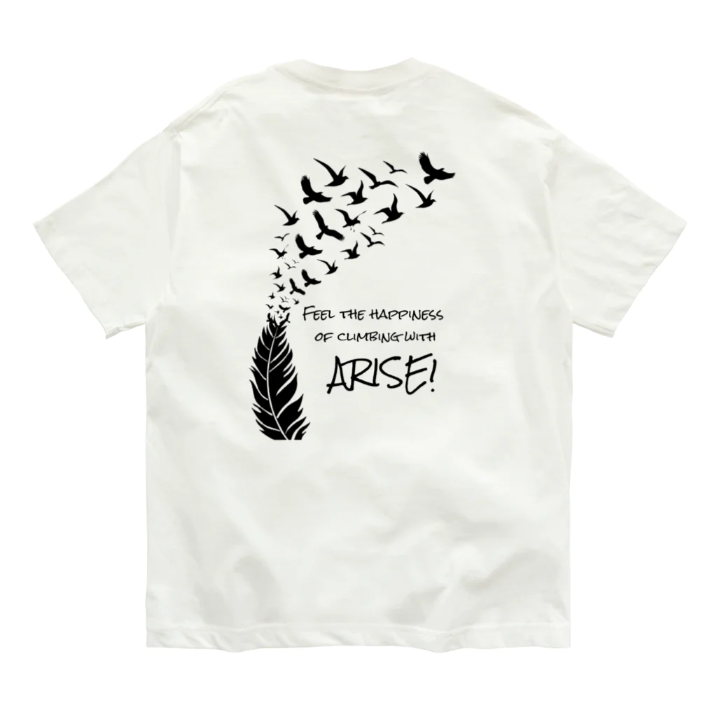ARISEのARISERのためののenjoy ariser  オーガニックコットンTシャツ