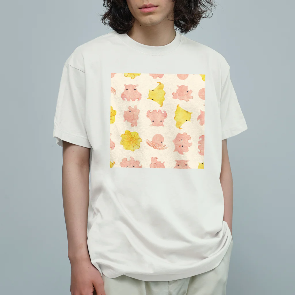 ふくしましおりのメンダコスロット Organic Cotton T-Shirt