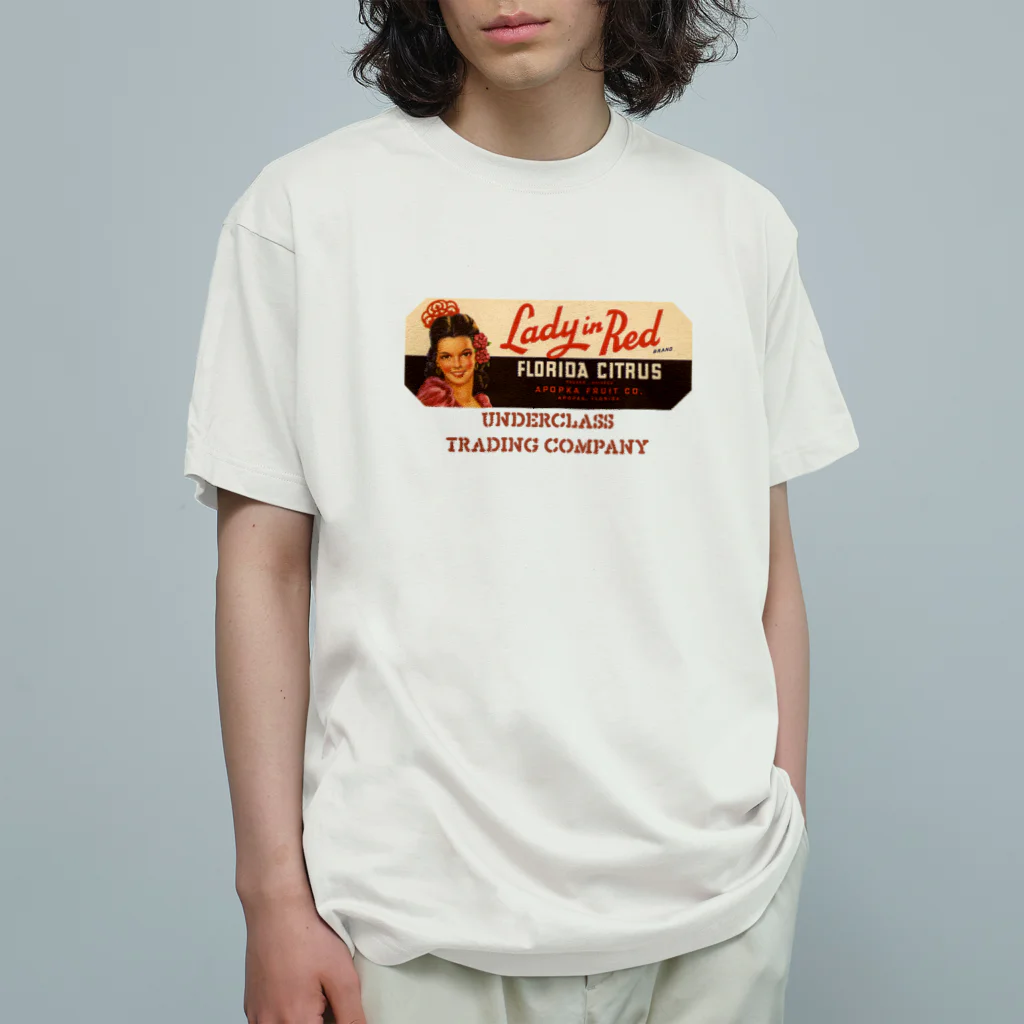 THE UNDERCLASSのFLORIDA FRUITS1 オーガニックコットンTシャツ