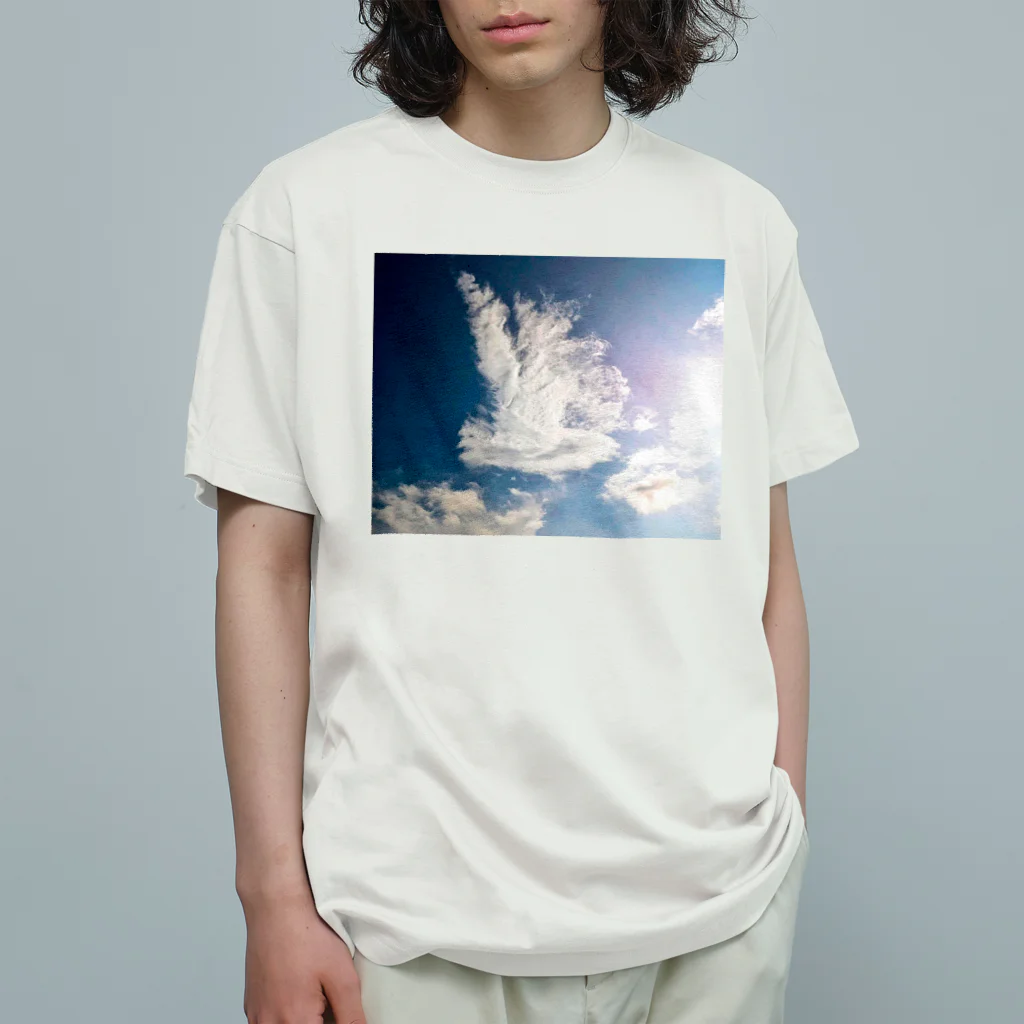 錆猫の館の純白の鳳凰 Organic Cotton T-Shirt