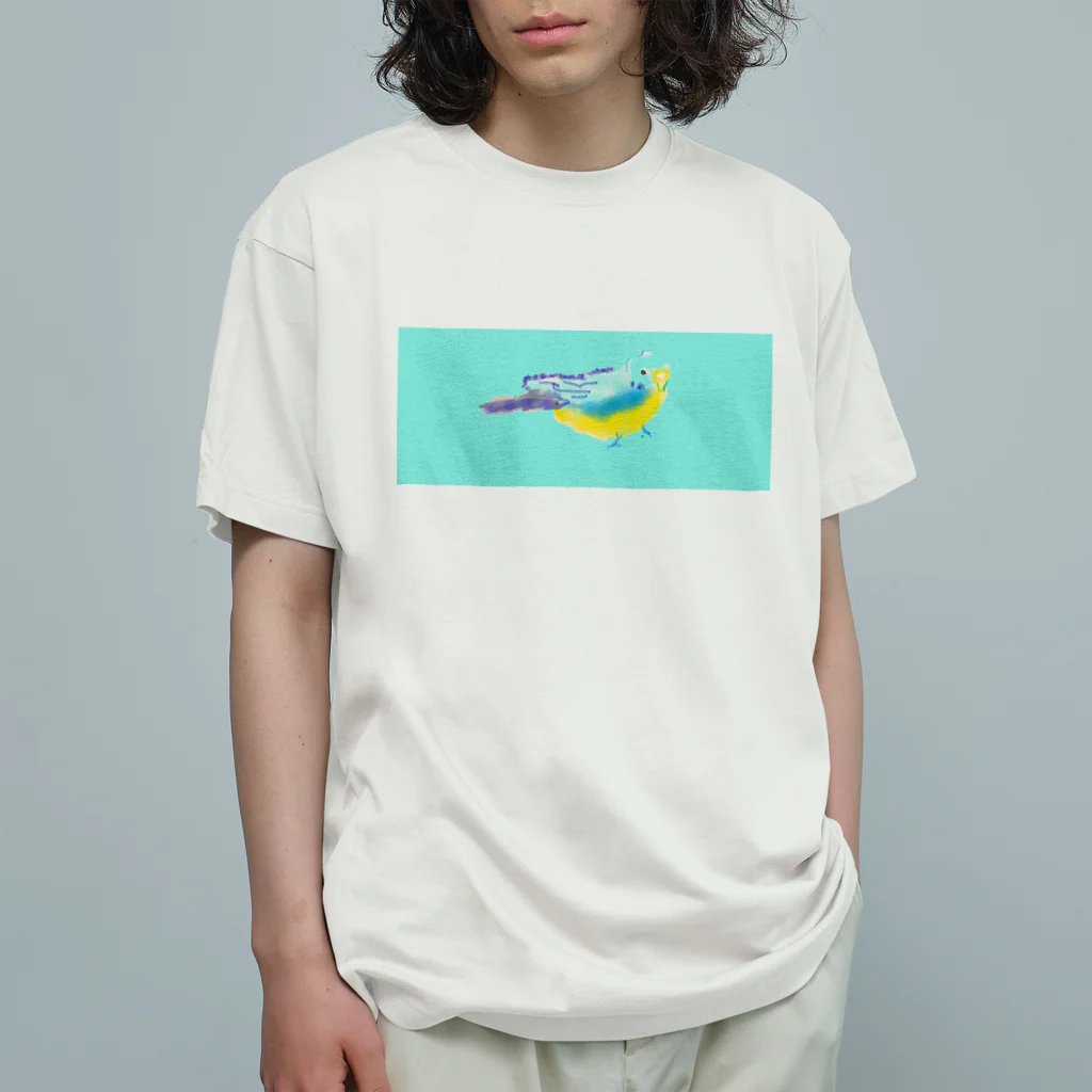 montan_storeのセキセイインコ（ブッチ） Organic Cotton T-Shirt