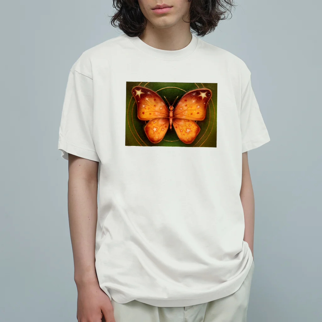 R i oの地の星蝶 Organic Cotton T-Shirt