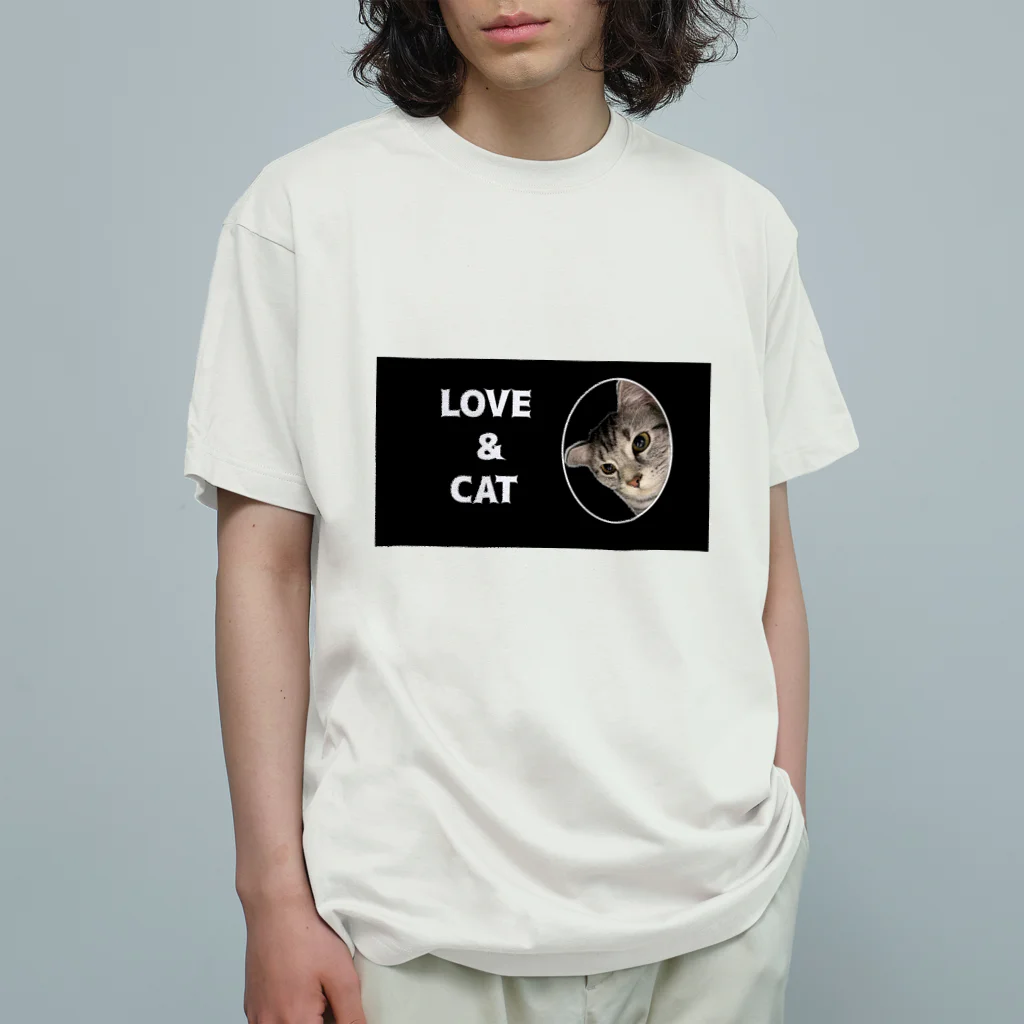 ysmerketの愛猫との絆、特別な愛猫グッズ オーガニックコットンTシャツ