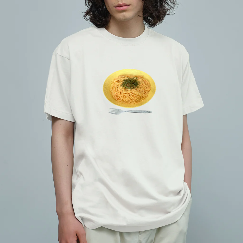 usa7のF.A.S明太子スパゲティ オーガニックコットンTシャツ