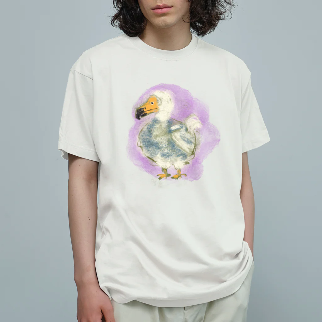 akane_art（茜音工房）のいきものイラスト（ドードー） オーガニックコットンTシャツ