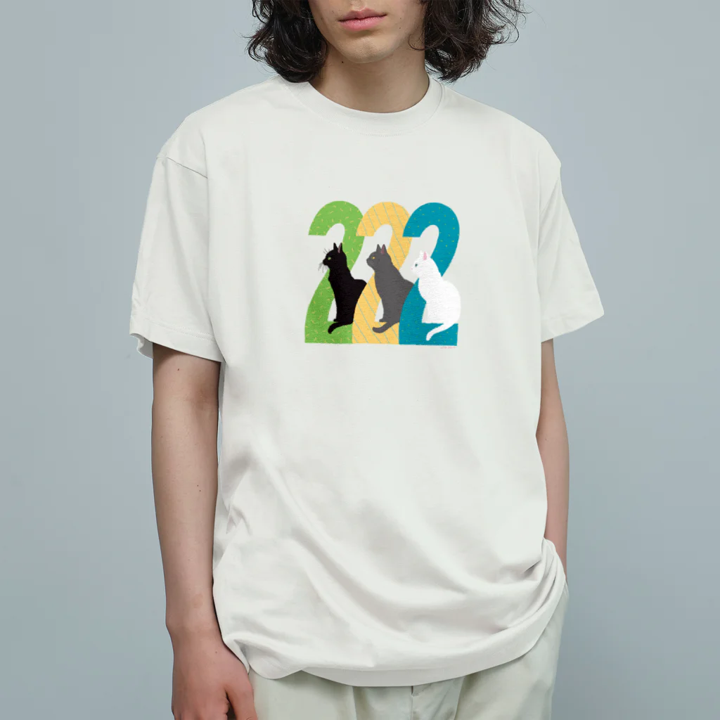 kima-maniのcats day -222- オーガニックコットンTシャツ