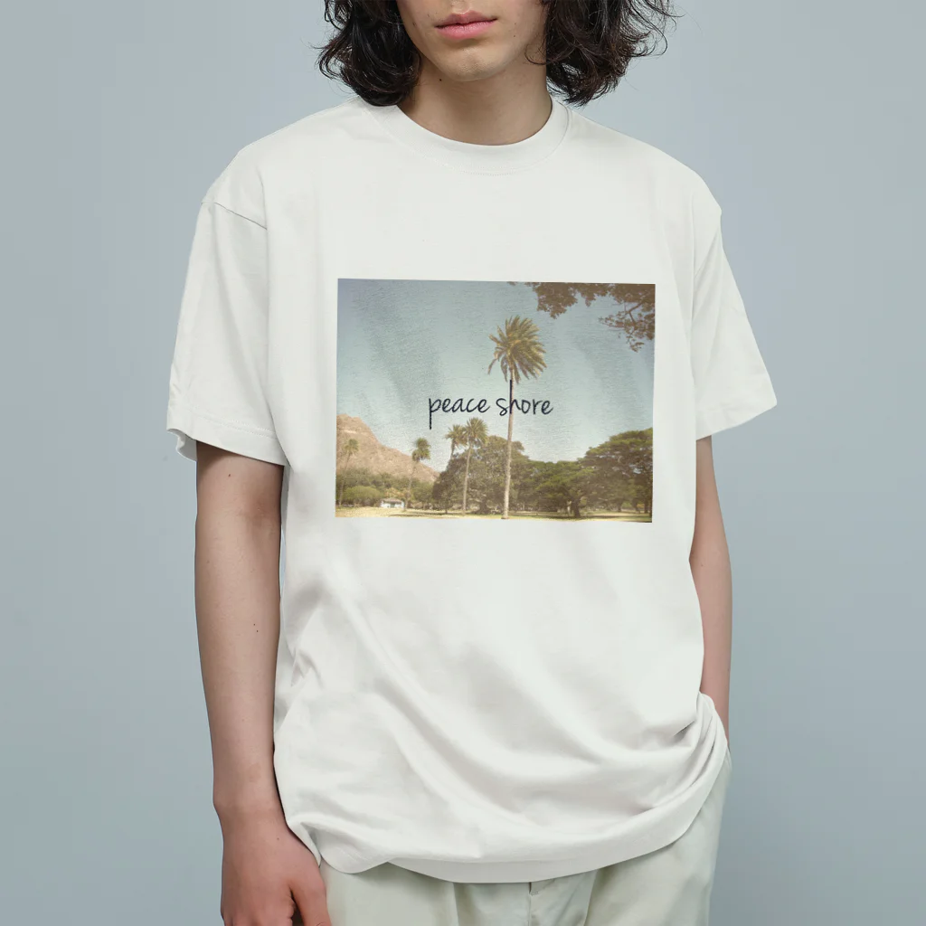 peace shoreのpeace shore  オーガニックコットンTシャツ