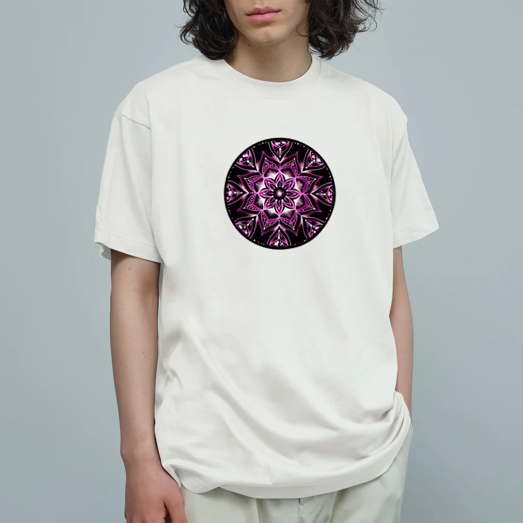始季彩＠suzuriの媛華−丸ver. Organic Cotton T-Shirt