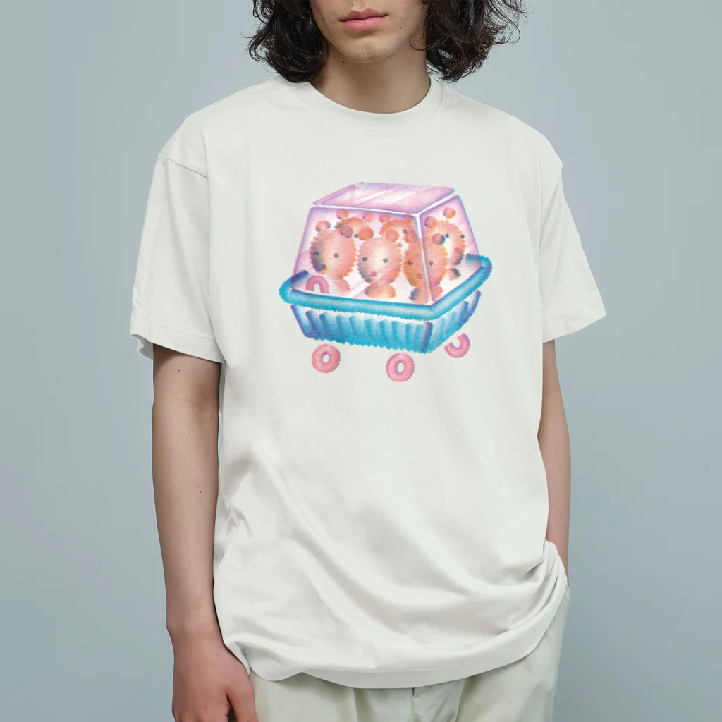 ヌトグランのオソーザイカー オーガニックコットンTシャツ