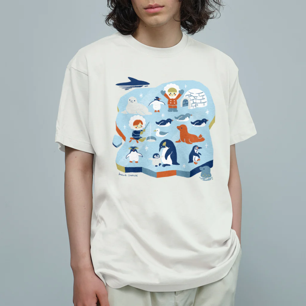 すずきいときちの南極生活 オーガニックコットンTシャツ