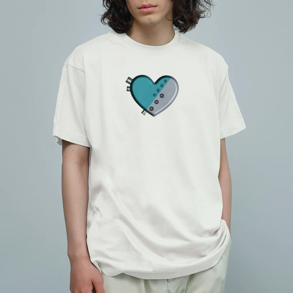 cosmicatiromのハート 機械 Organic Cotton T-Shirt