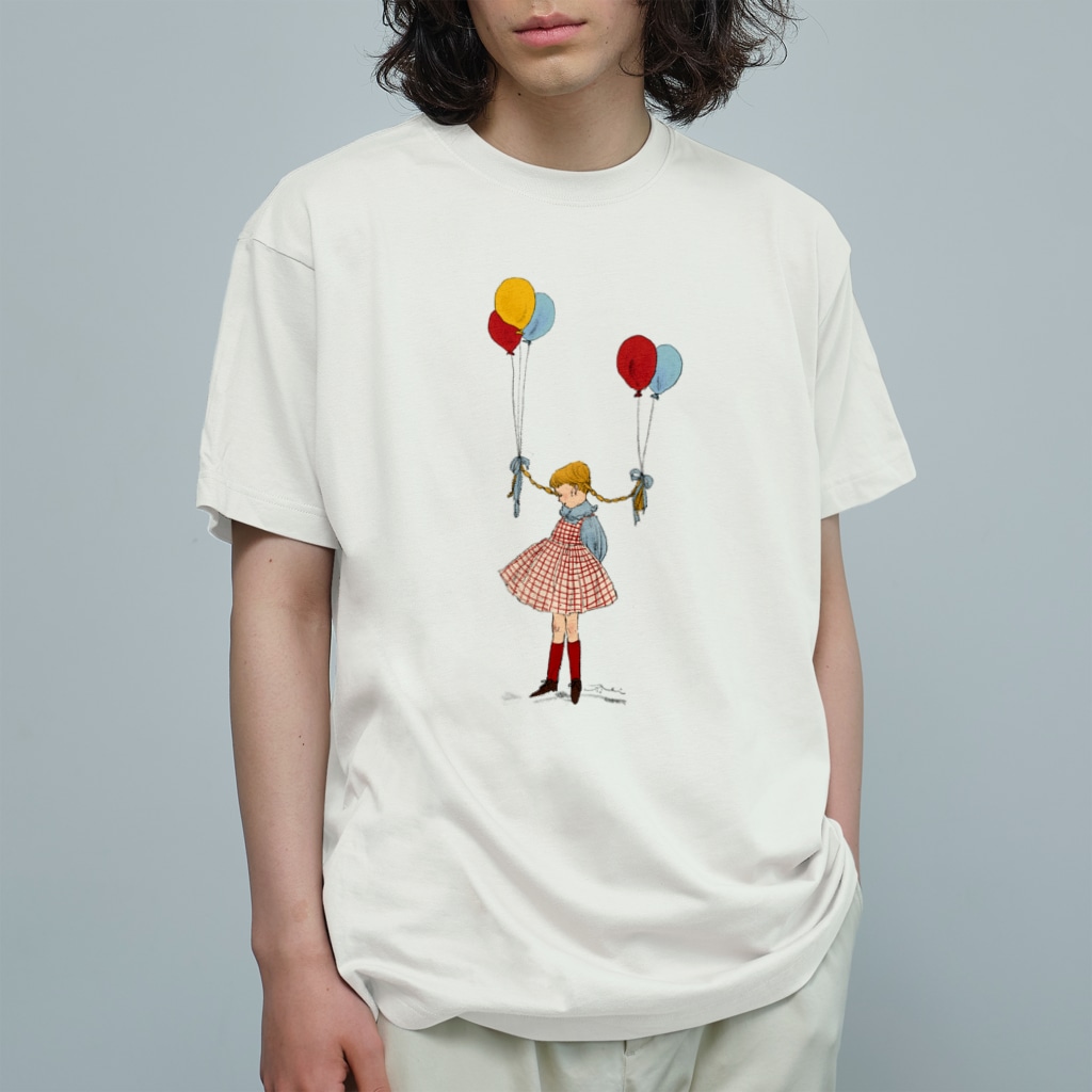 くらはしれいの風船 Organic Cotton T-Shirt