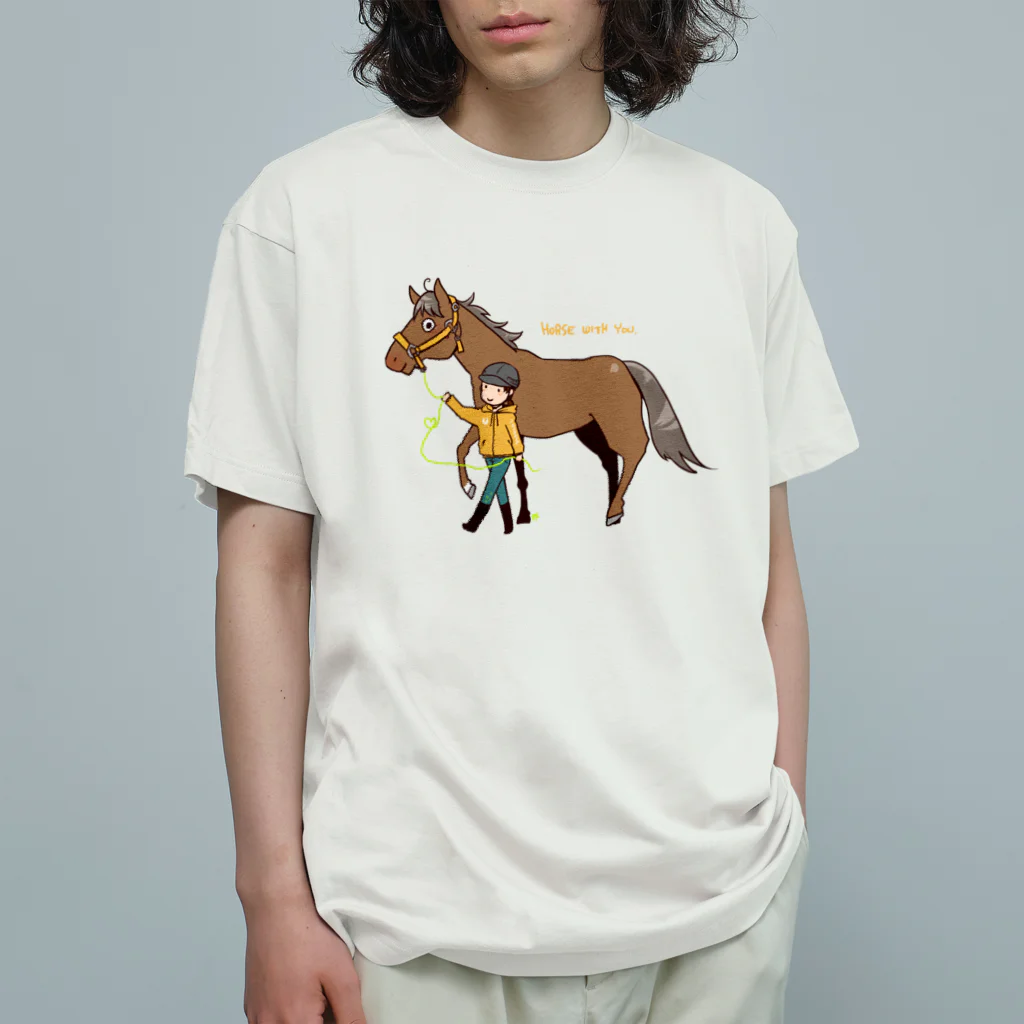 SWの鹿毛といっしょ Organic Cotton T-Shirt