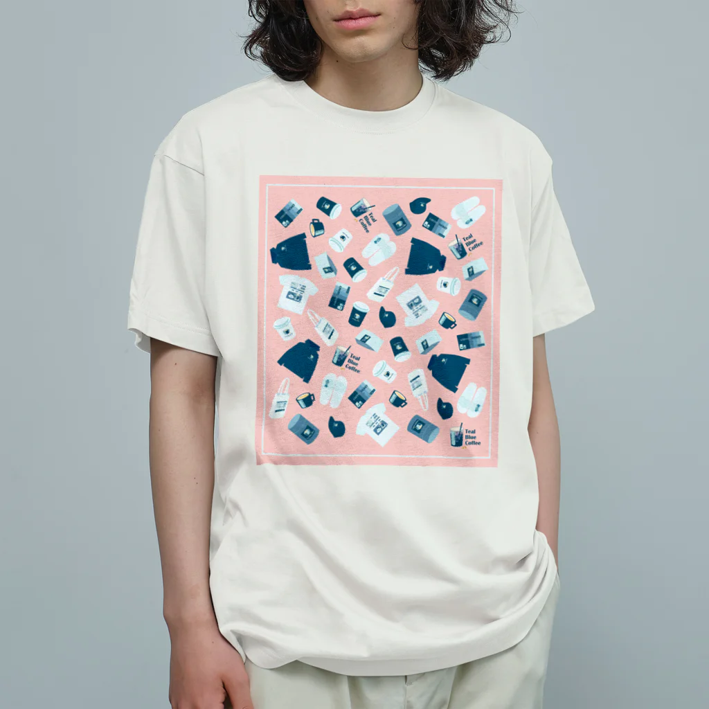 Teal Blue CoffeeのTealBlueItems_PINK Organic Cotton T-Shirt