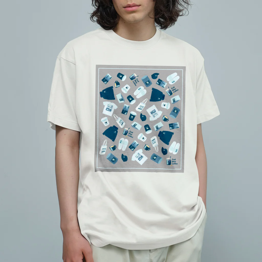 Teal Blue CoffeeのTealBlueItems_BLACK Organic Cotton T-Shirt