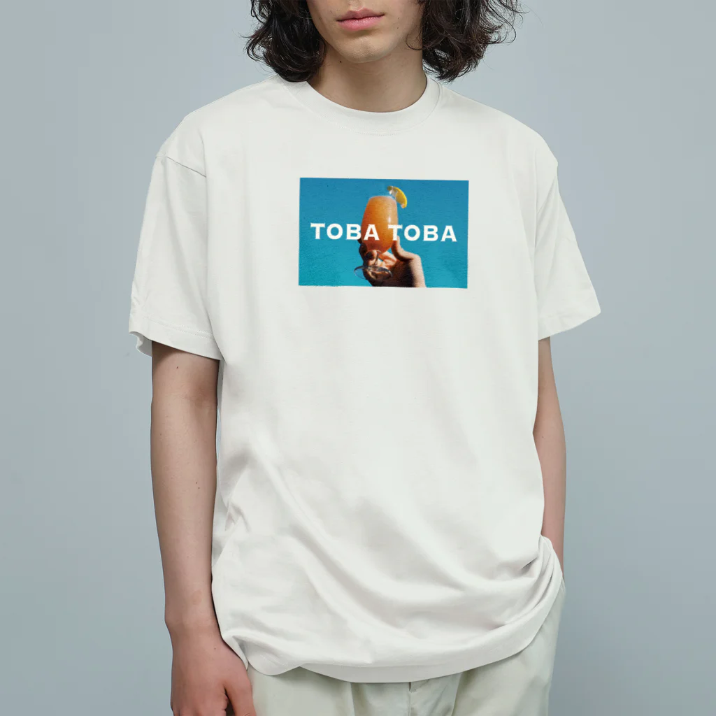 TOBA TOBA COLAのFLAG of TOBA TOBA COLA オーガニックコットンTシャツ