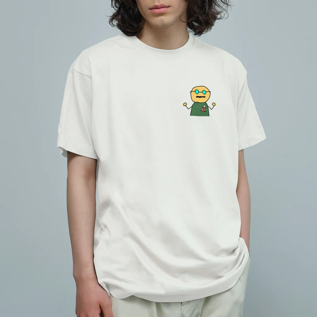 花上Pのとーじょーさん オーガニックコットンTシャツ