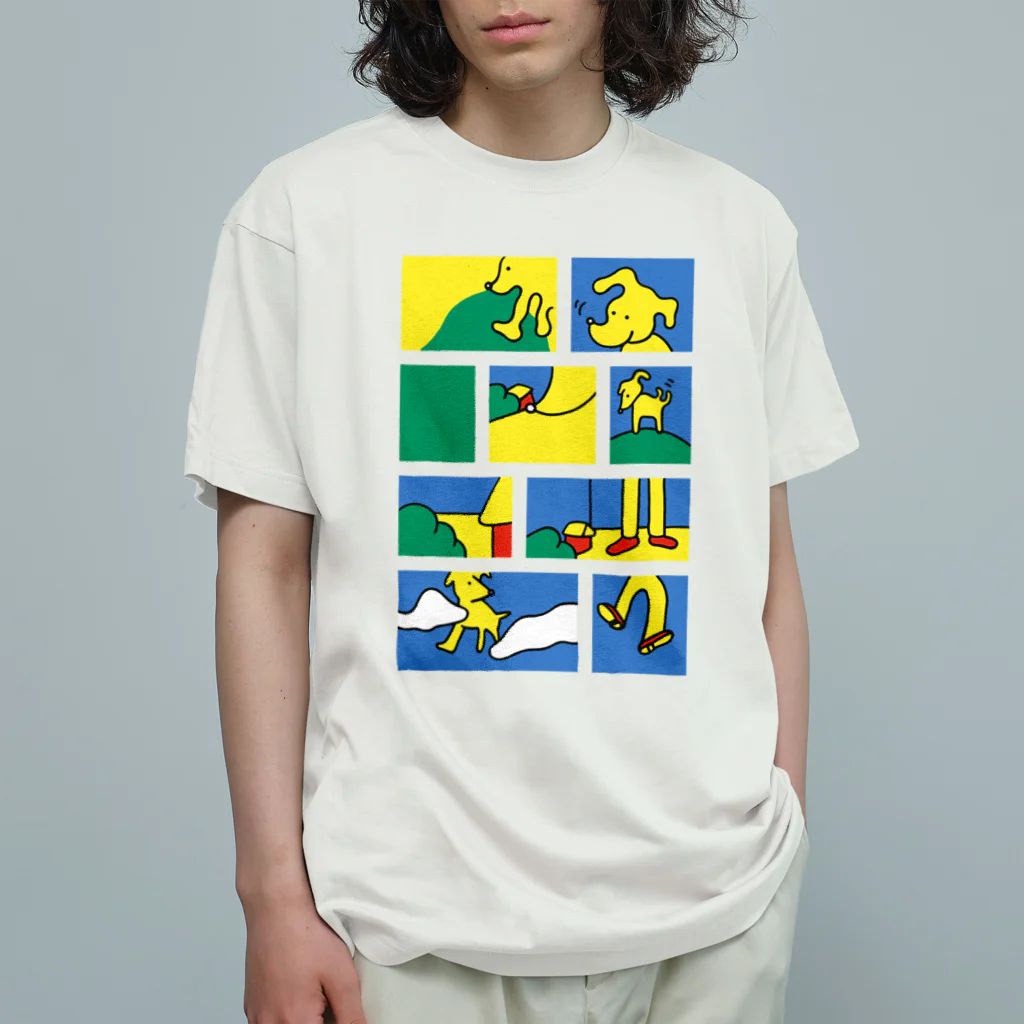 M-kuwaharaのDog オーガニックコットンTシャツ