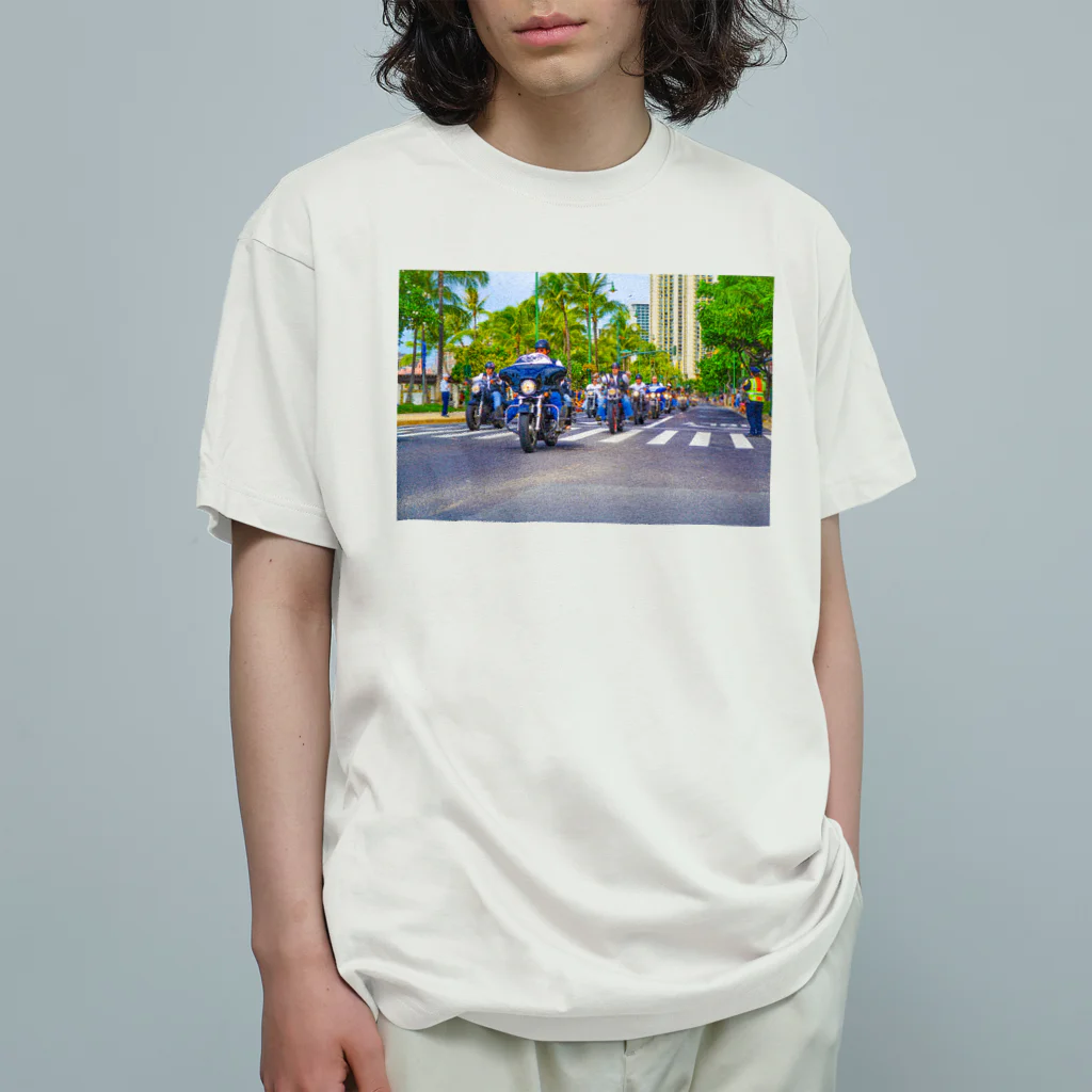 アロハスタイルハワイのトイラン（05Fプリント） Organic Cotton T-Shirt