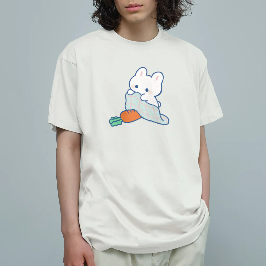 a y u のおやすみにんじん(カラー) Organic Cotton T-Shirt