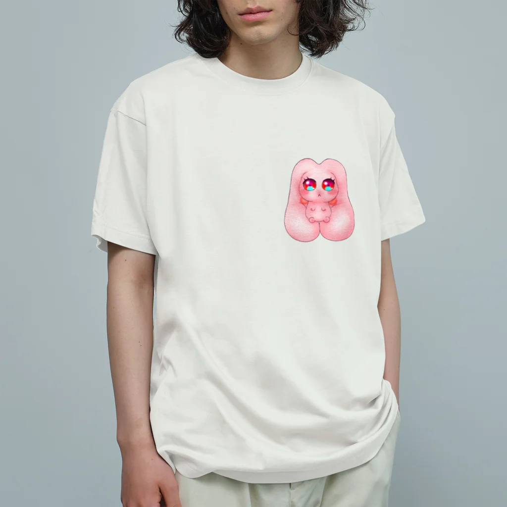 みすてぃまる。のうにゅちゃん。 オーガニックコットンTシャツ