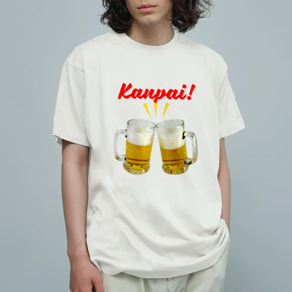 柏洋堂のKanpai! (乾杯！) オーガニックコットンTシャツ