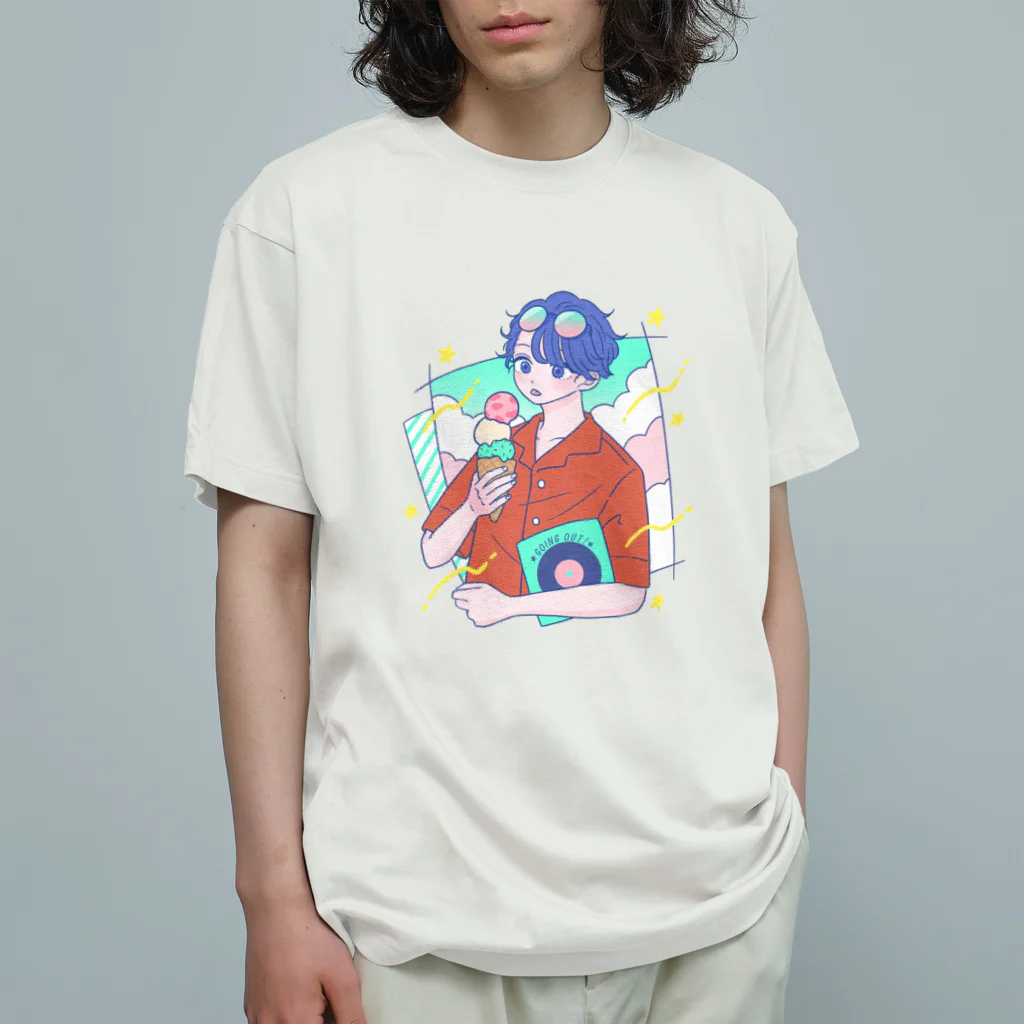 kimiのおでかけ オーガニックコットンTシャツ