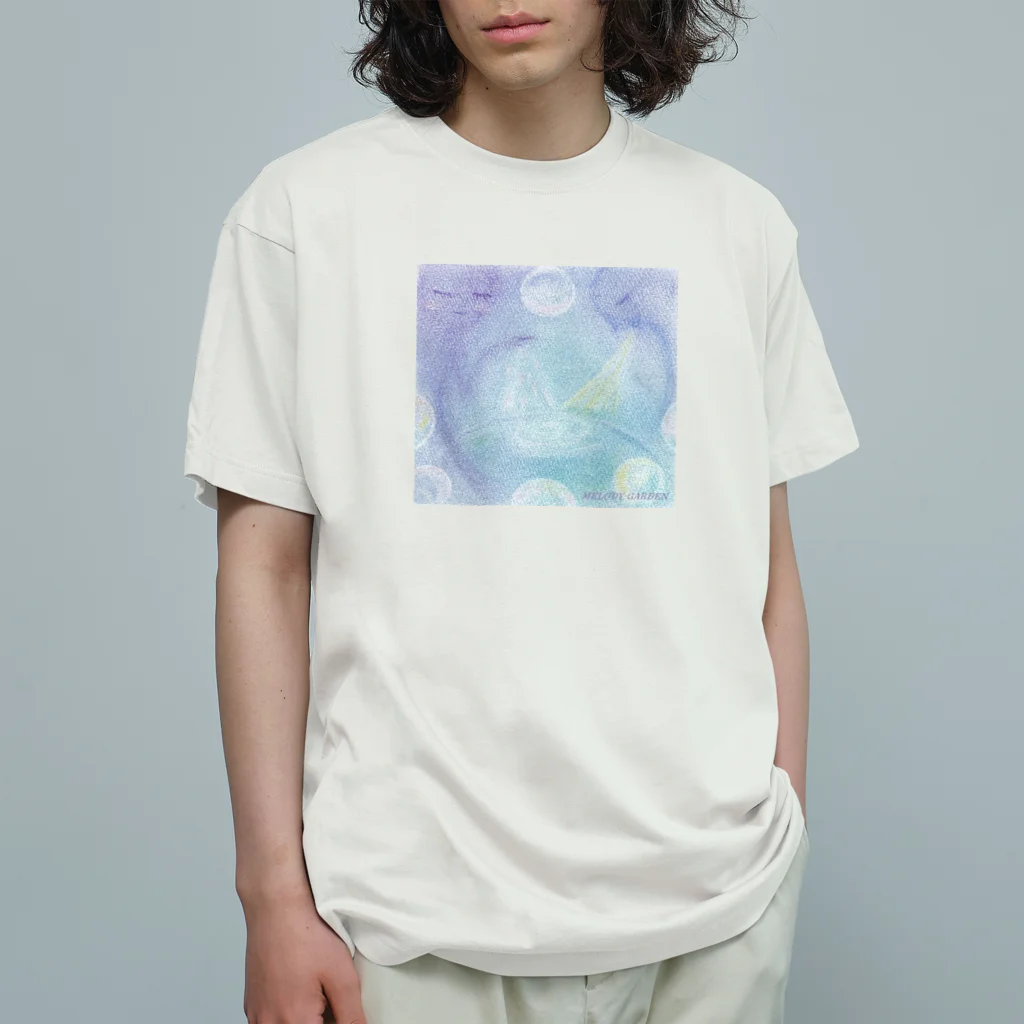 MELODY-GARDENのHealing Earth オーガニックコットンTシャツ