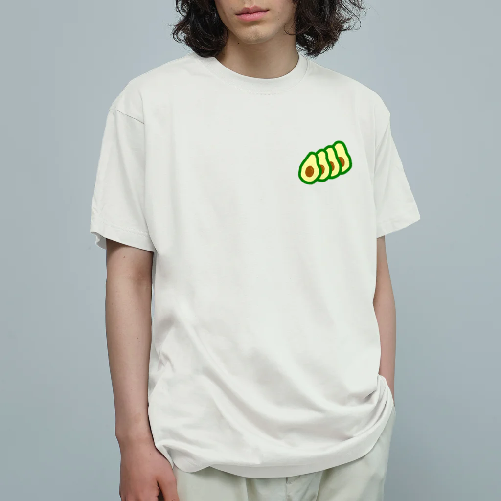 Tommmmyの過度なアボカド オーガニックコットンTシャツ